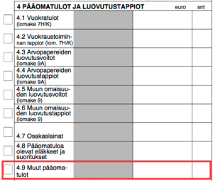 Veroilmoitus